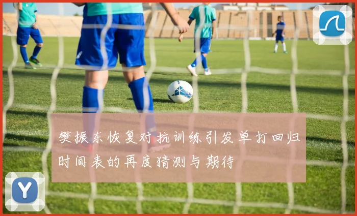樊振东恢复对抗训练引发单打回归时间表的再度猜测与期待